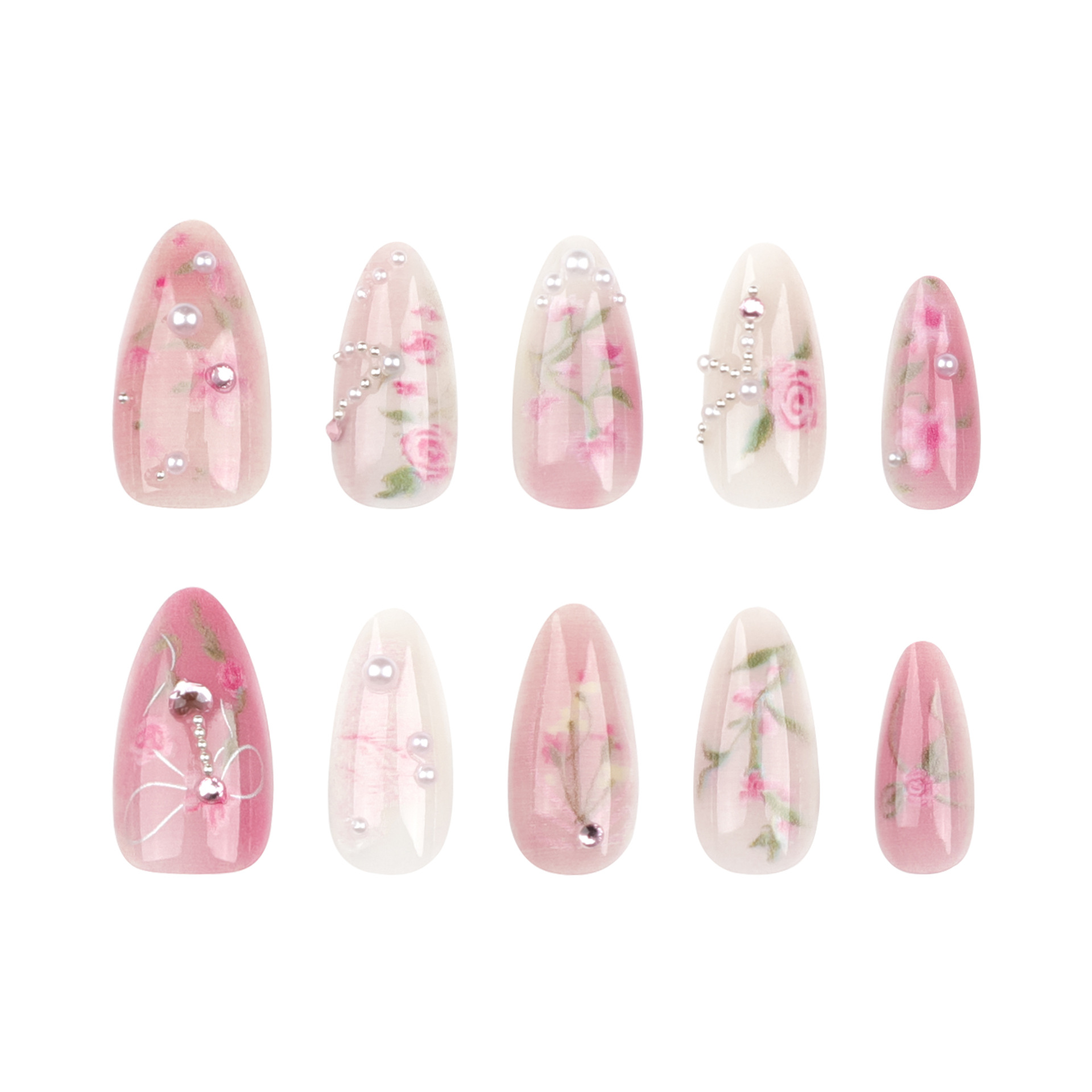 Peach Blossom Medium Nails