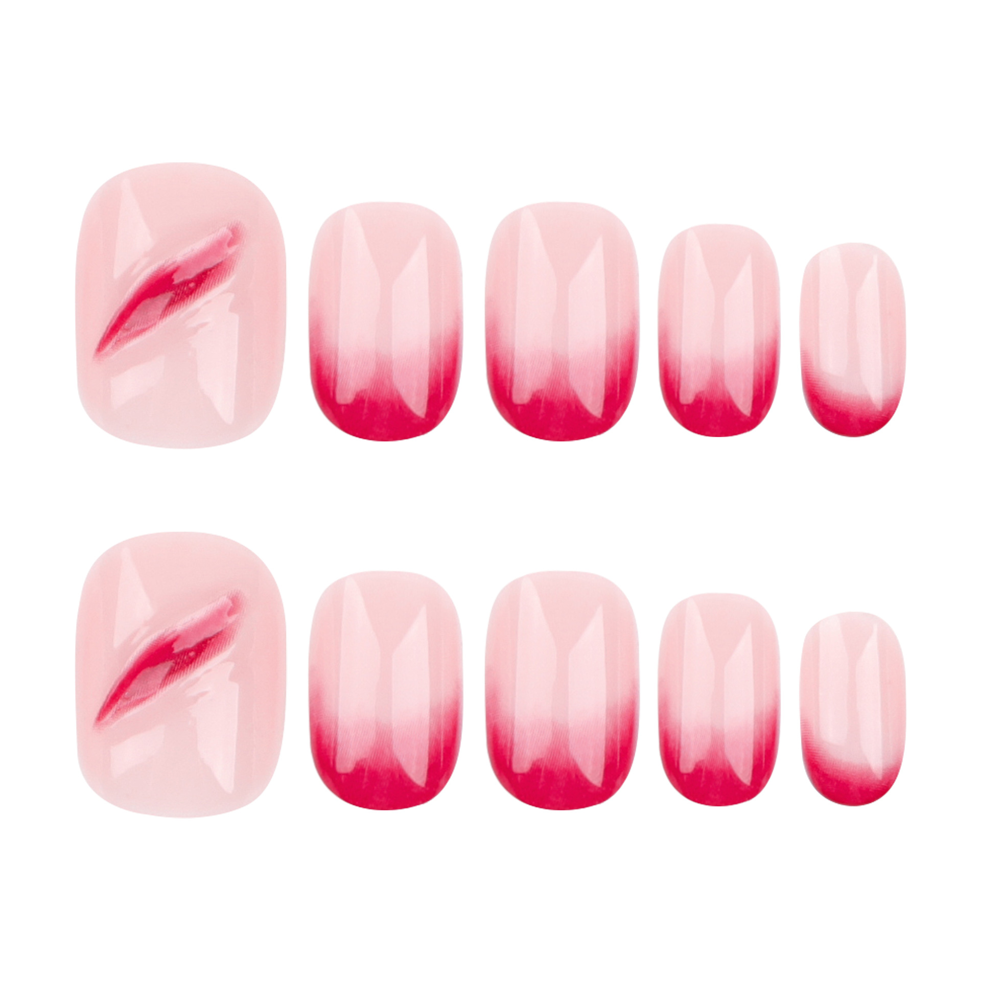 Halloween Blood Short Nails