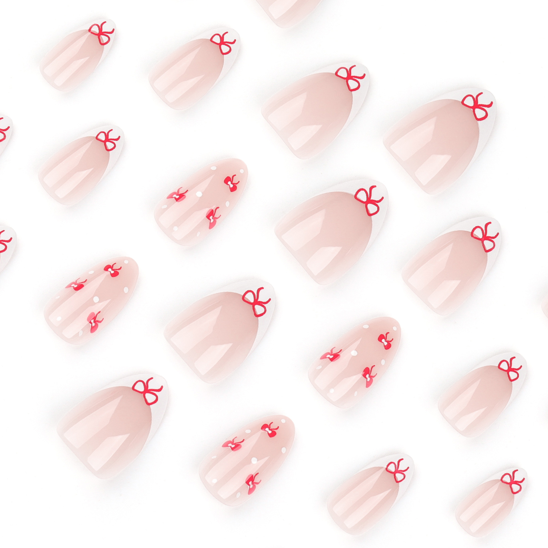 French Bow Medium Nails