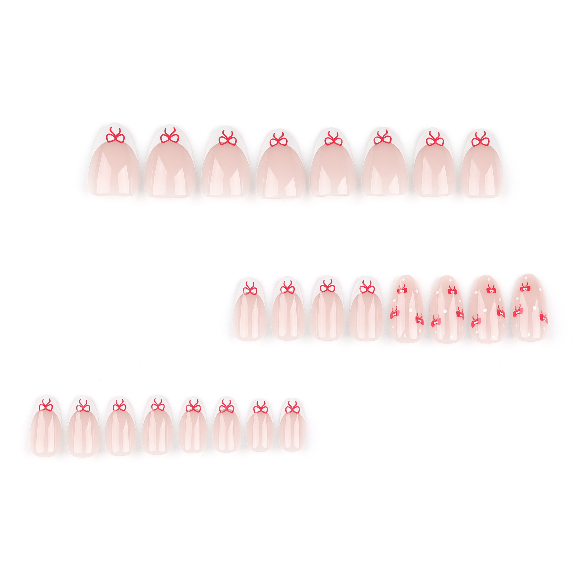 French Bow Medium Nails