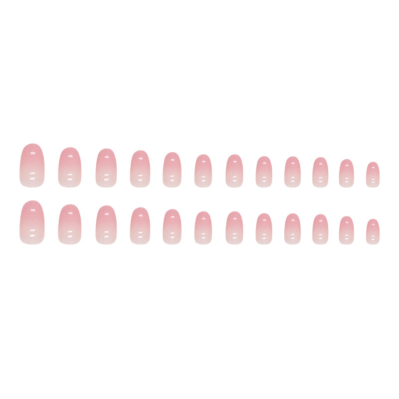 Ombre Nude Pink Medium Nails