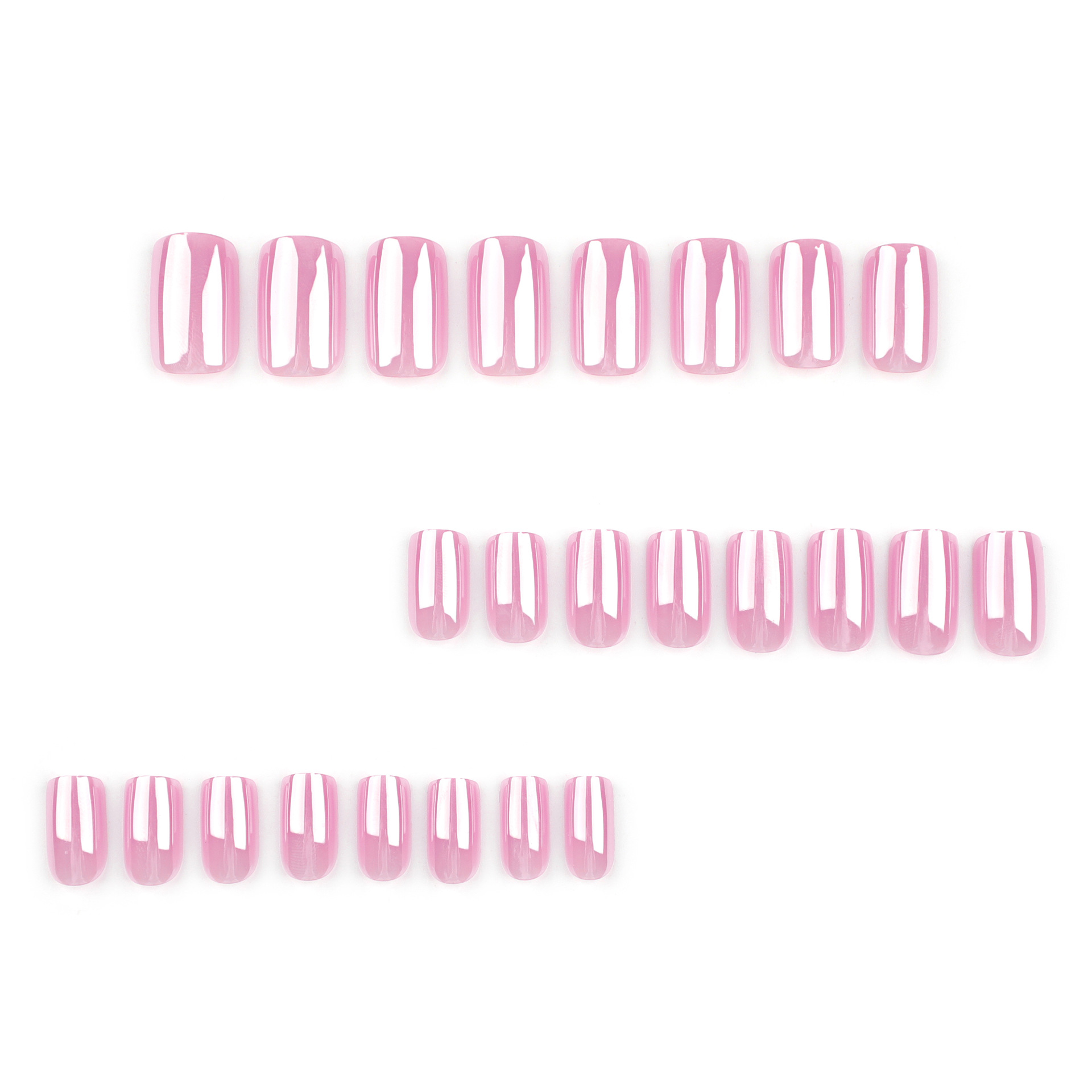 Aurora Pink Medium Nails