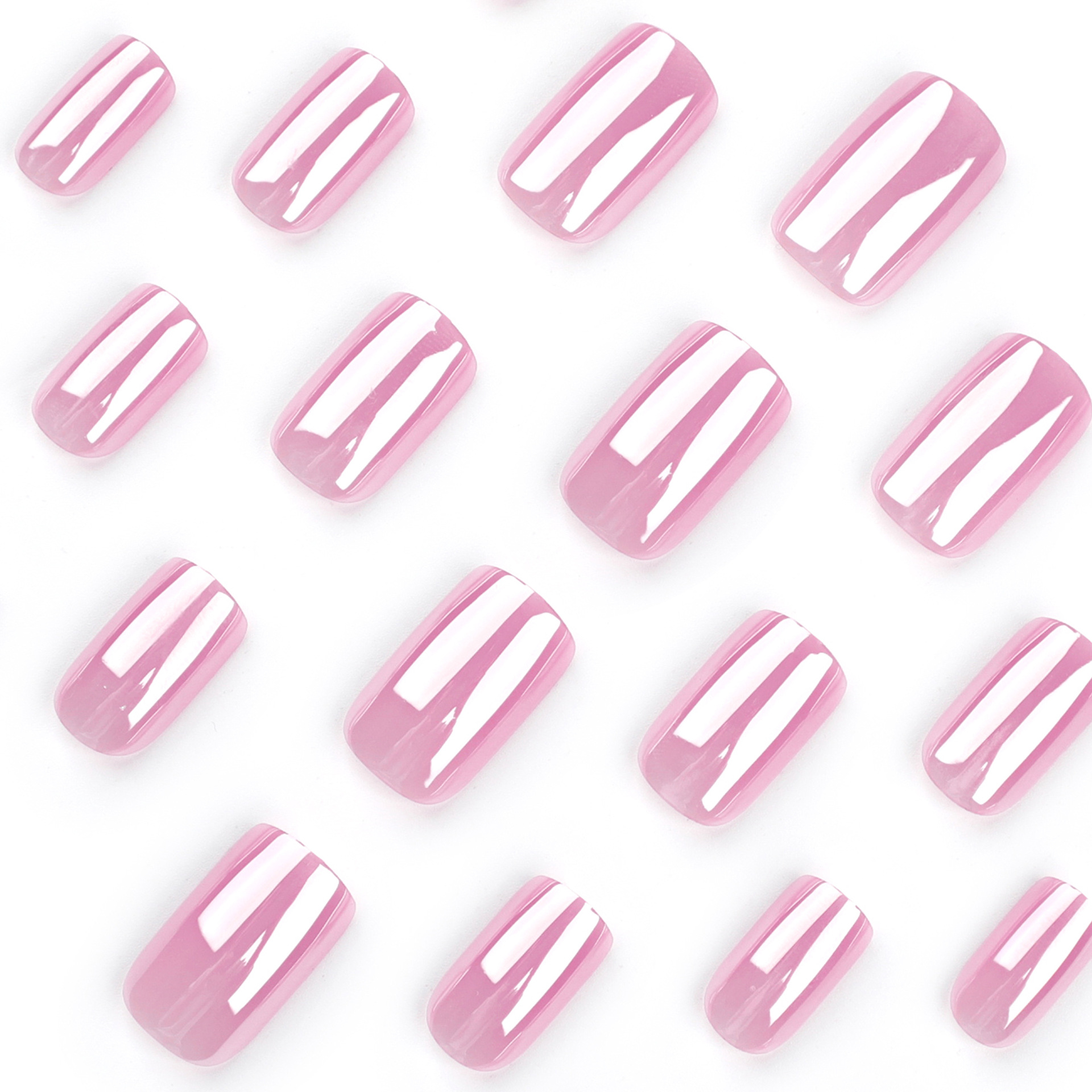 Aurora Pink Medium Nails