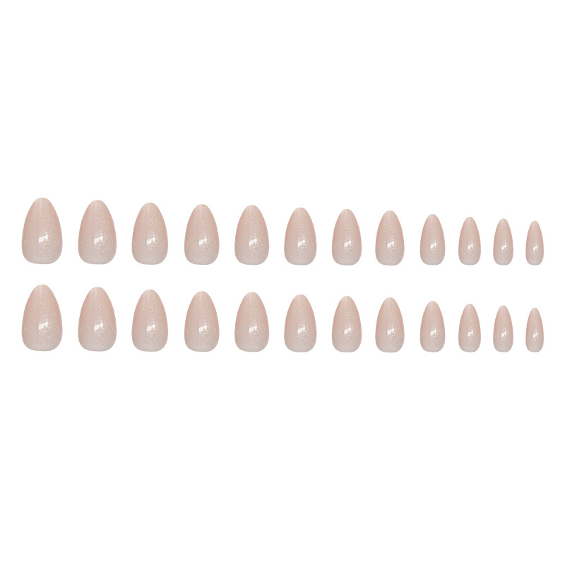 Nude Cat Eyes Medium Nails