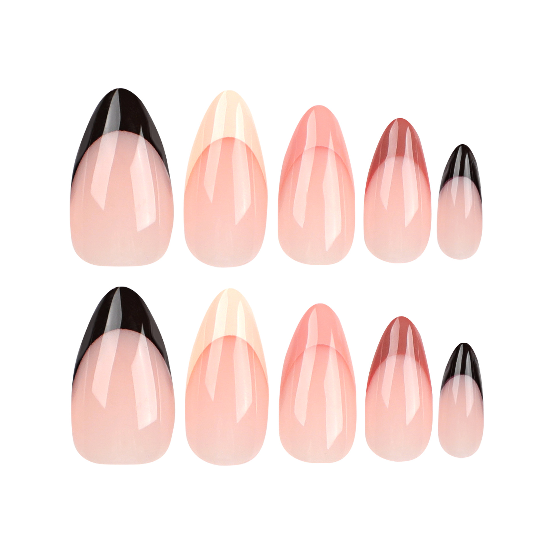 Autumn&winter French Medium Nails