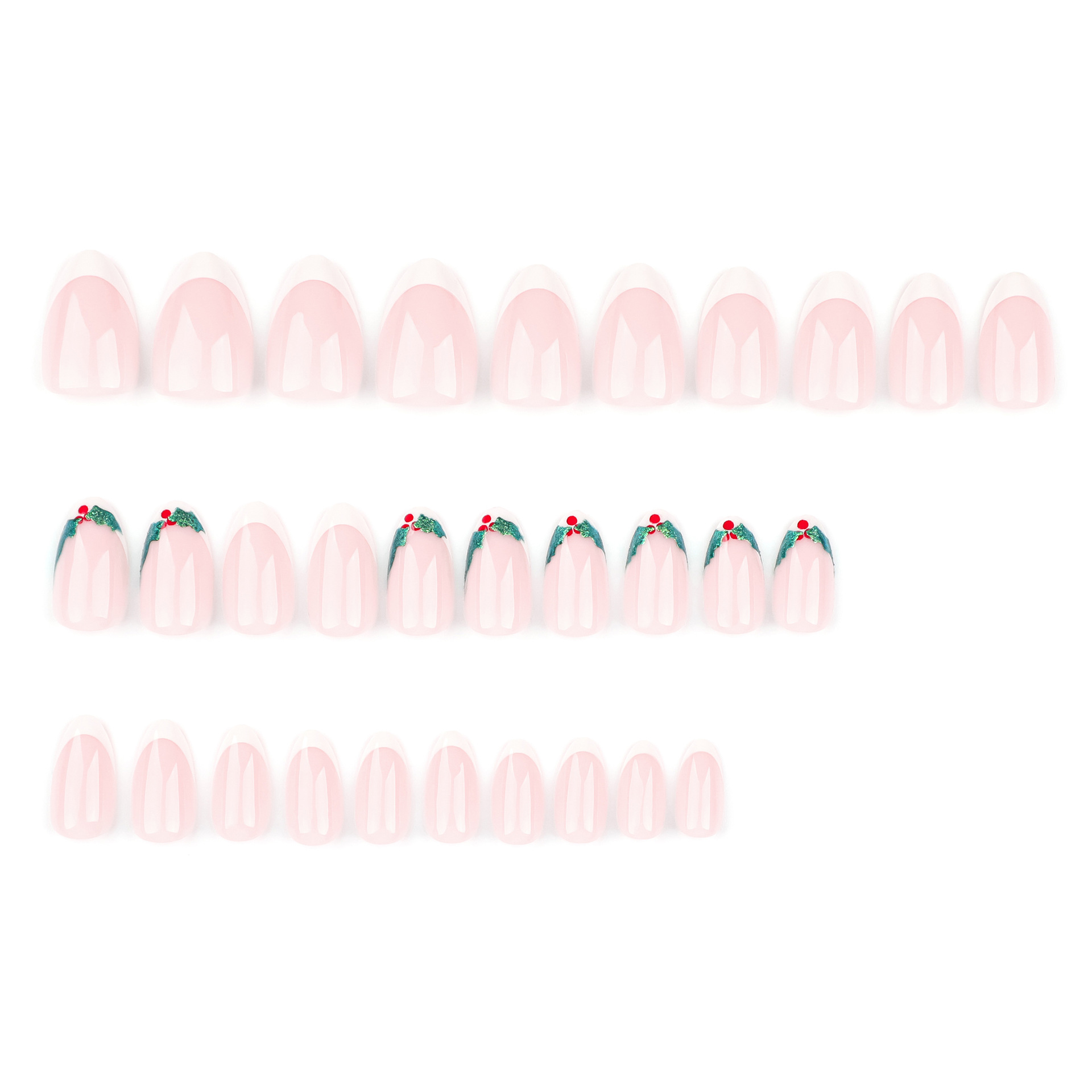 Ilex pur-purea Christmas nails