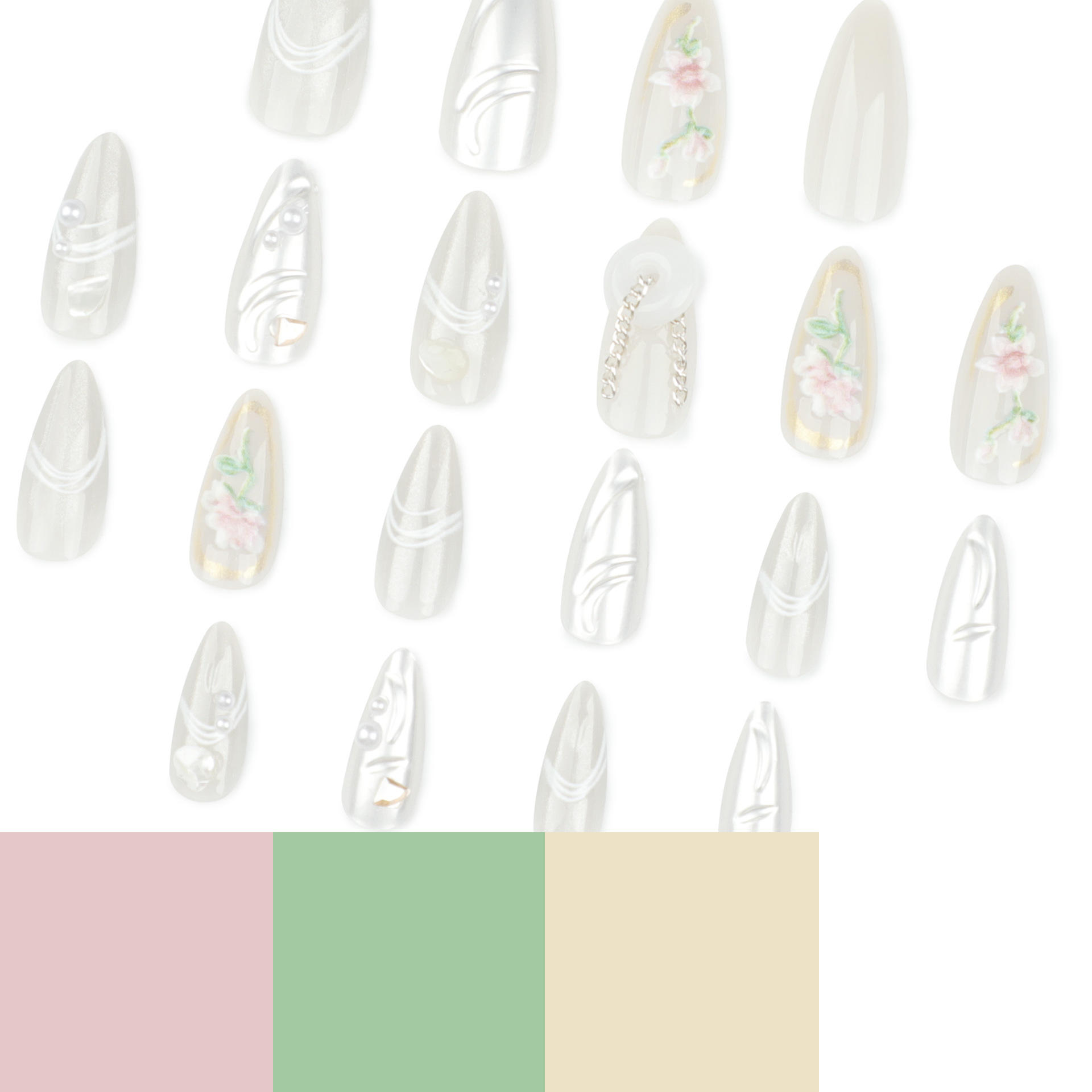 Daffodil Medium Nails