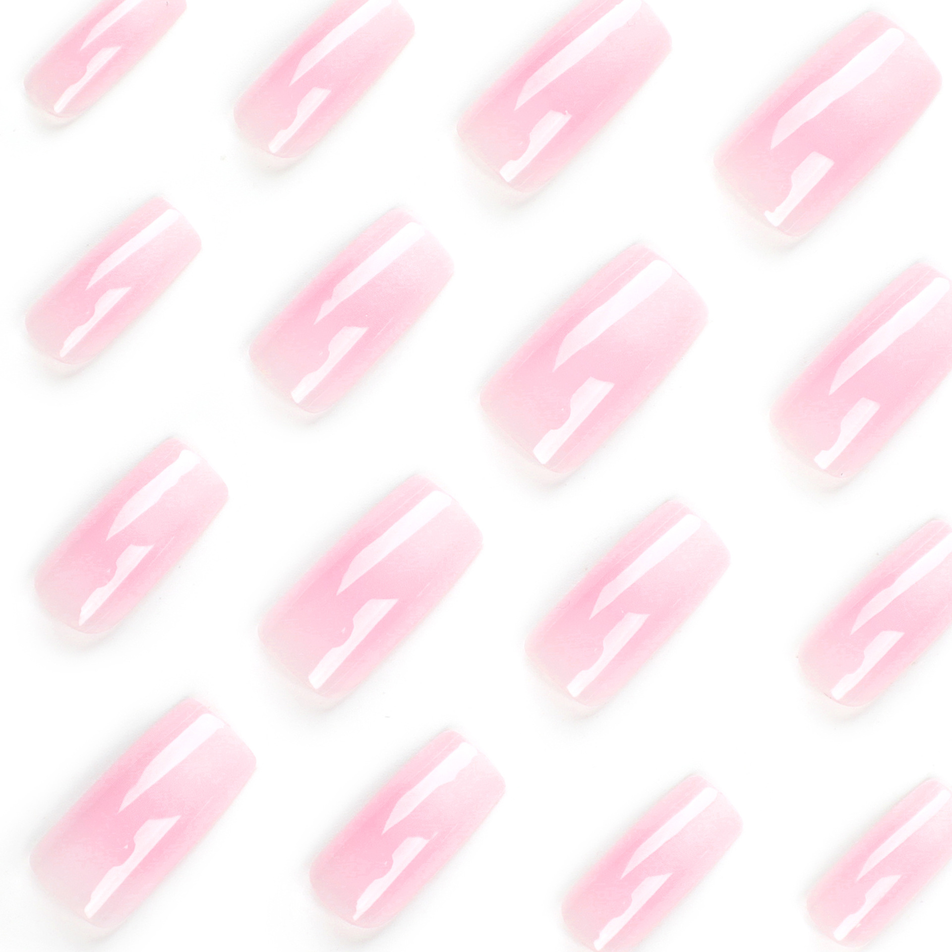 Ombré Pink Long Nails