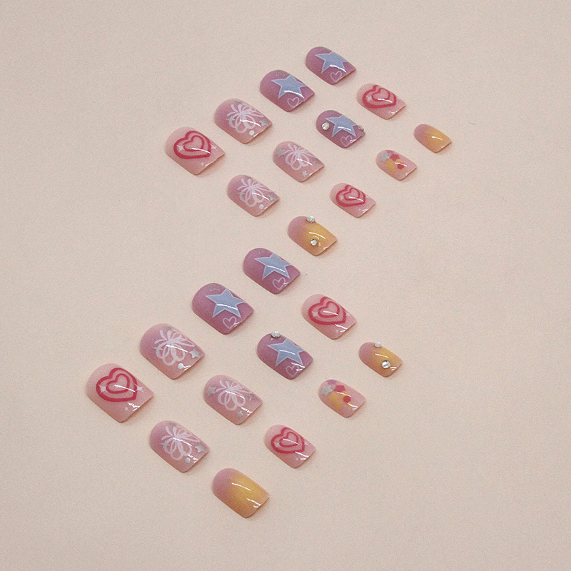 Dopamine Short Nails