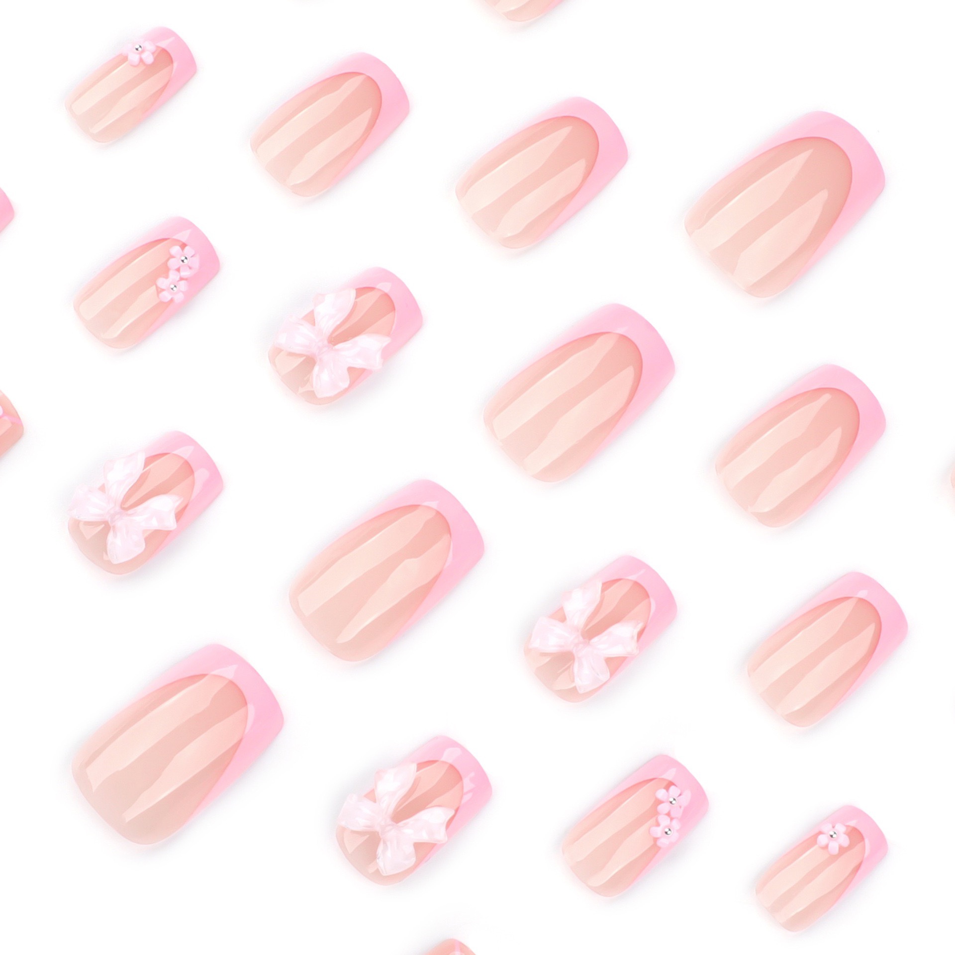 Pink Lady Medium Nails