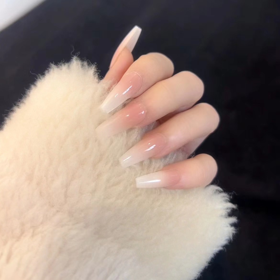 Ombré Nude Handmade Nails