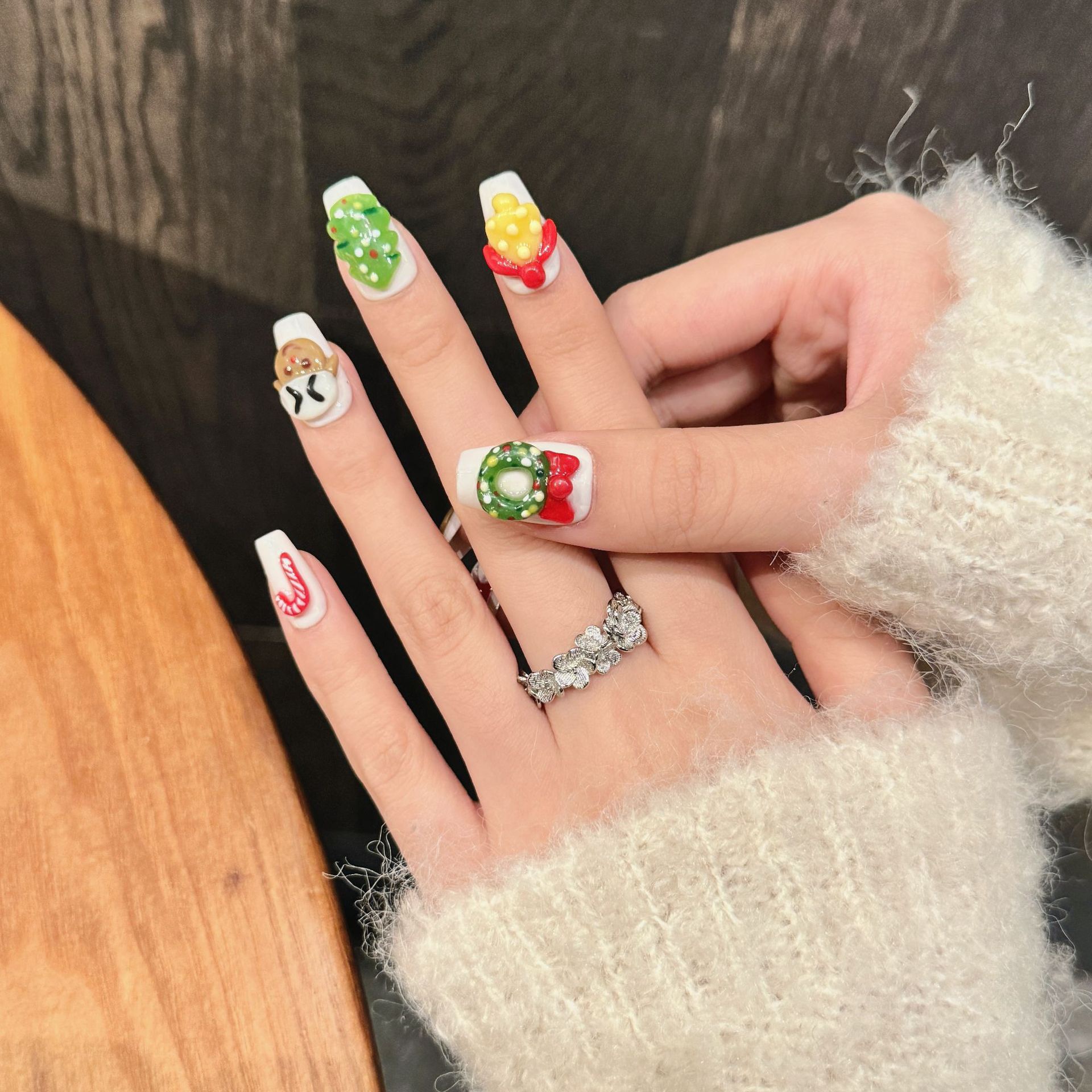 Cutest Christmas Handmade Nails