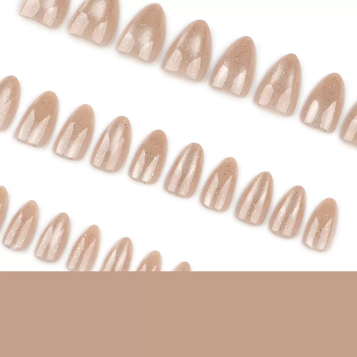 Nude Cat Eyes Medium Nails