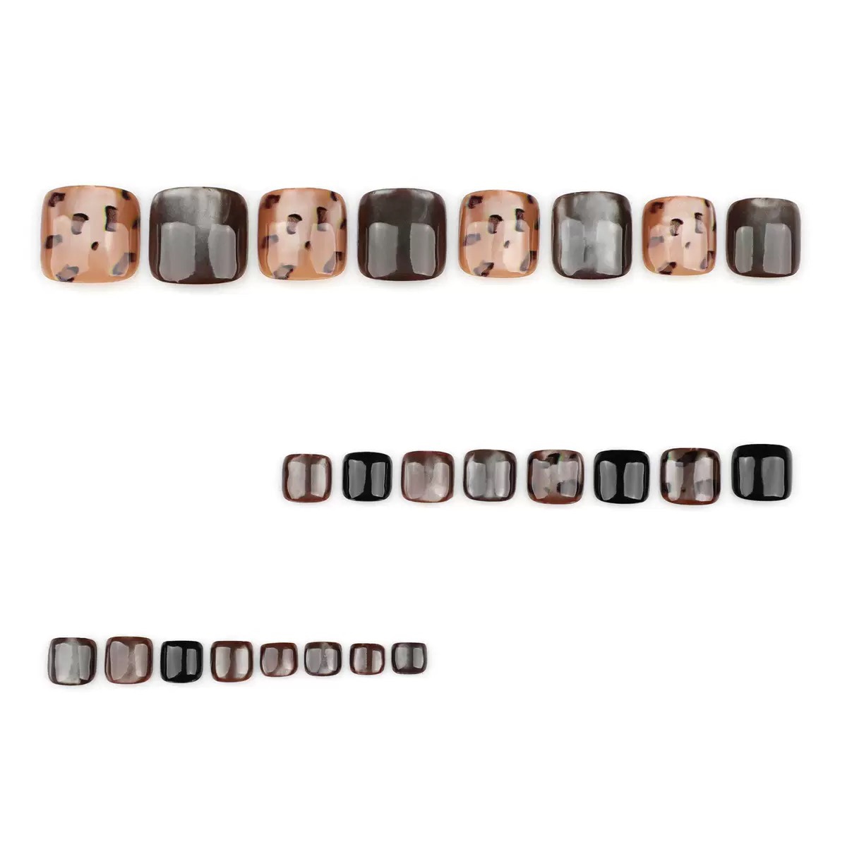 Leopard print Toe Nails