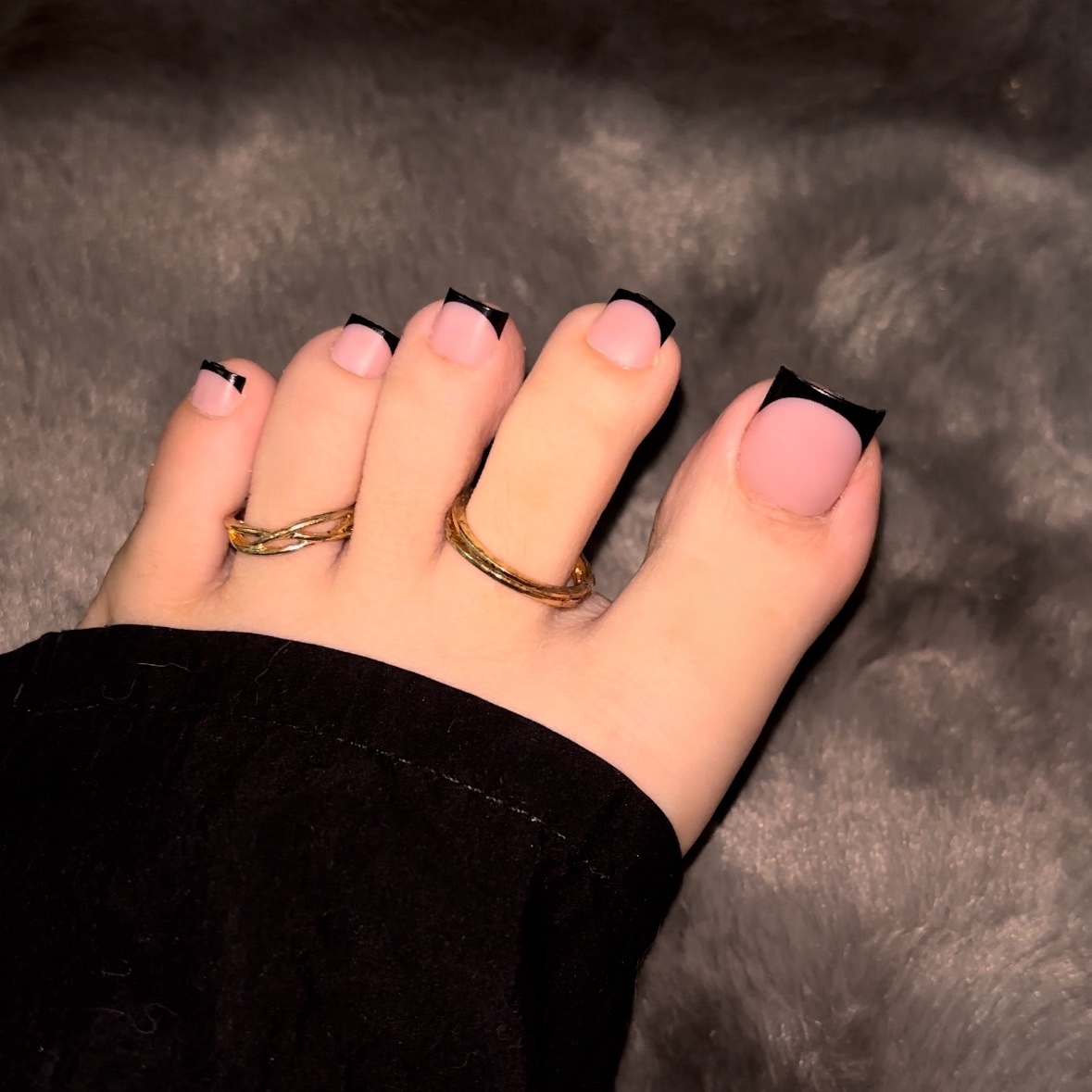 [Copy]Sliver Glitter Toe Nails