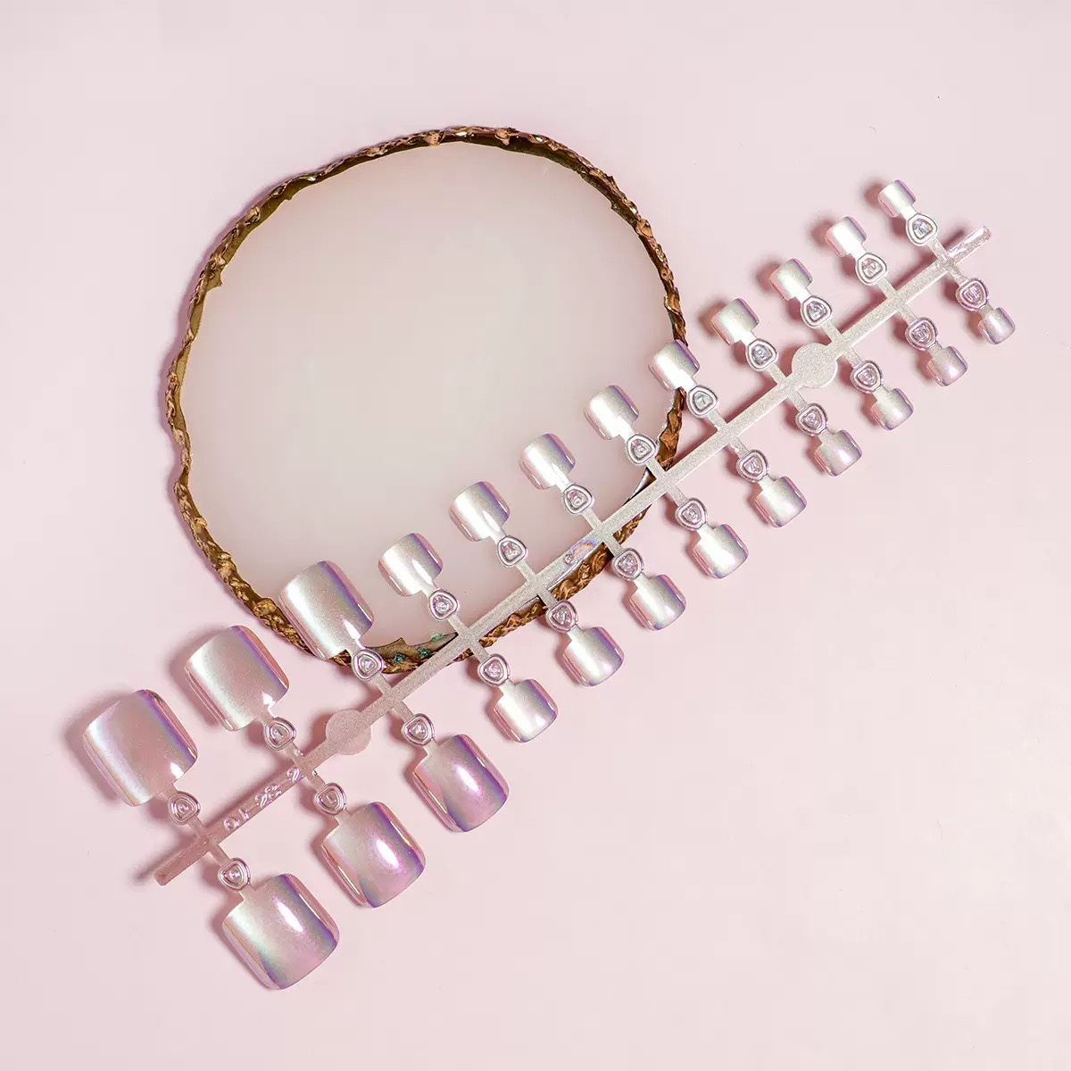 Electroplate Toe Nails