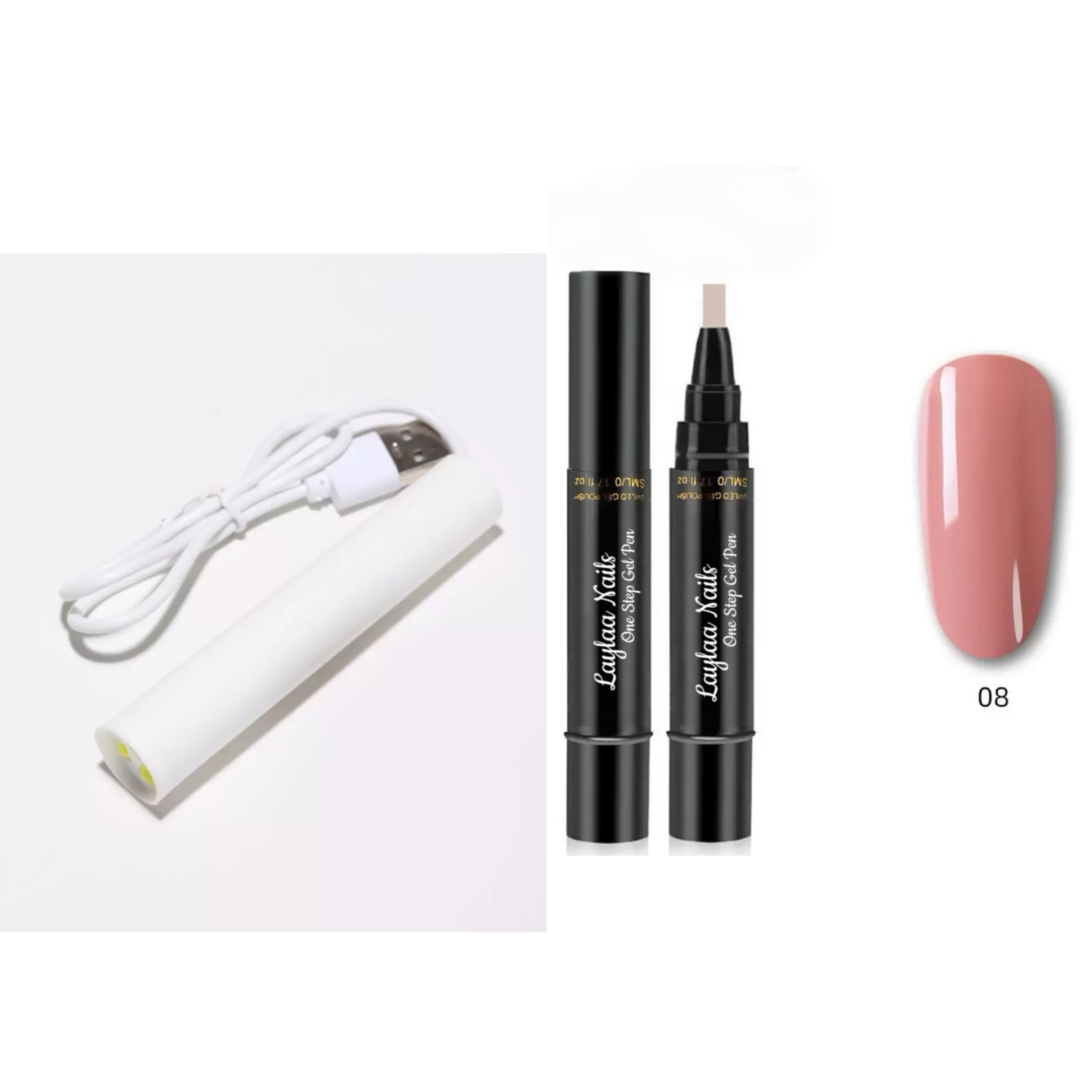 One Step Gel Pen Elegant Pink