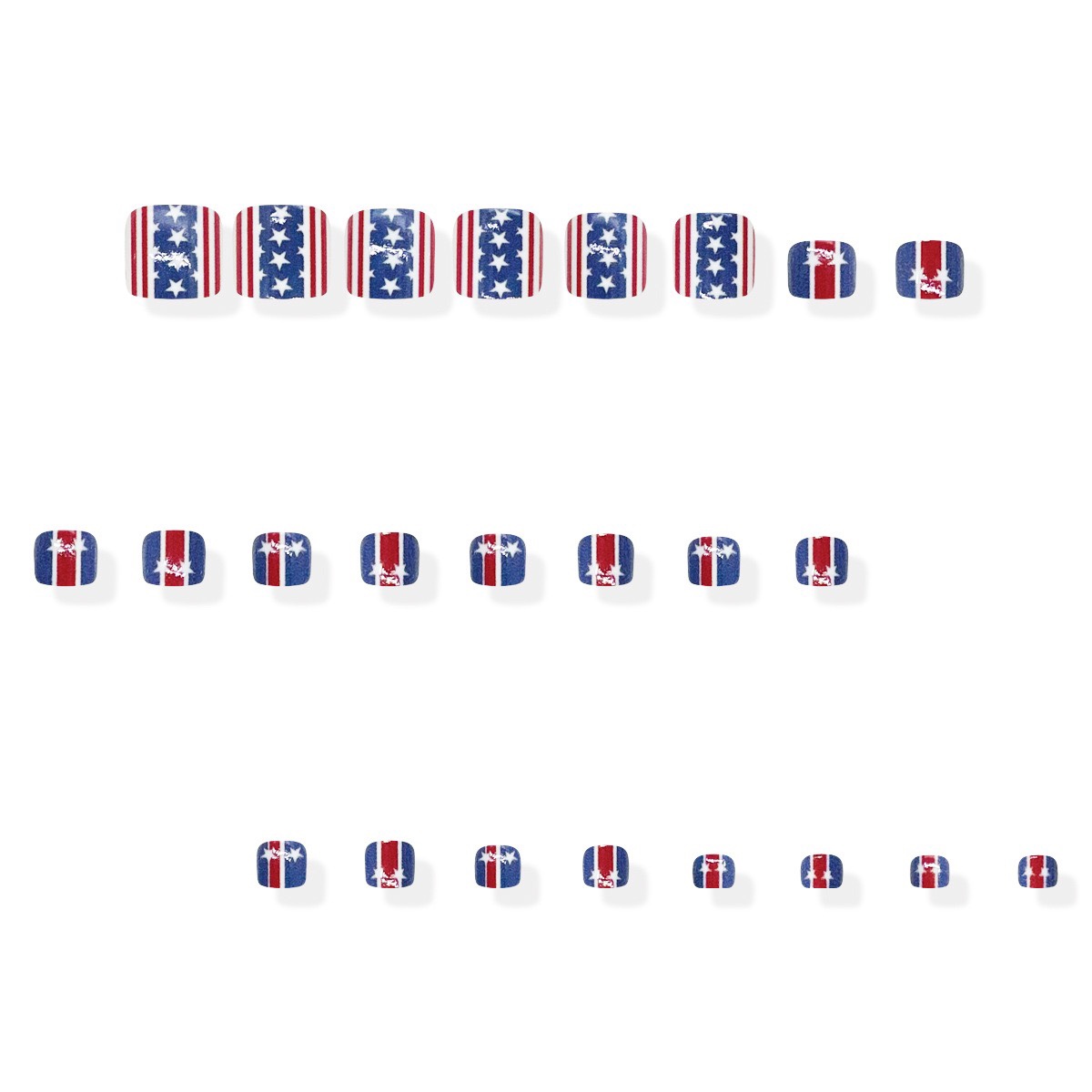 Fourth of July Toe Nails