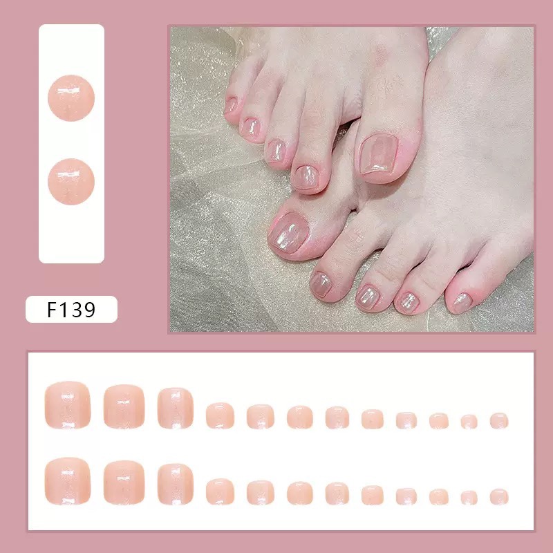 Nude Pink Toe Nails