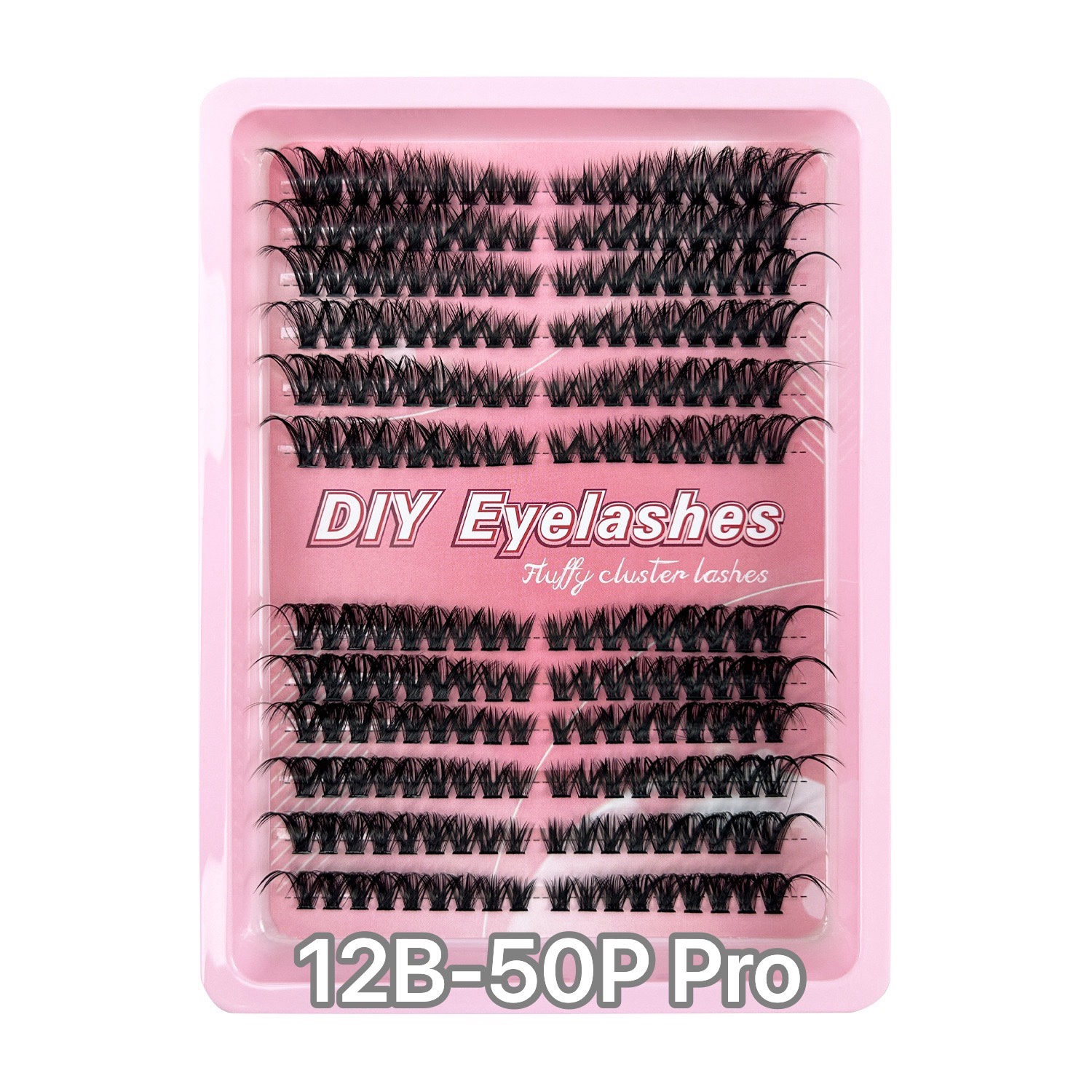 DIY false eyelash single cluster 80P thick and curly hot melt loose hair