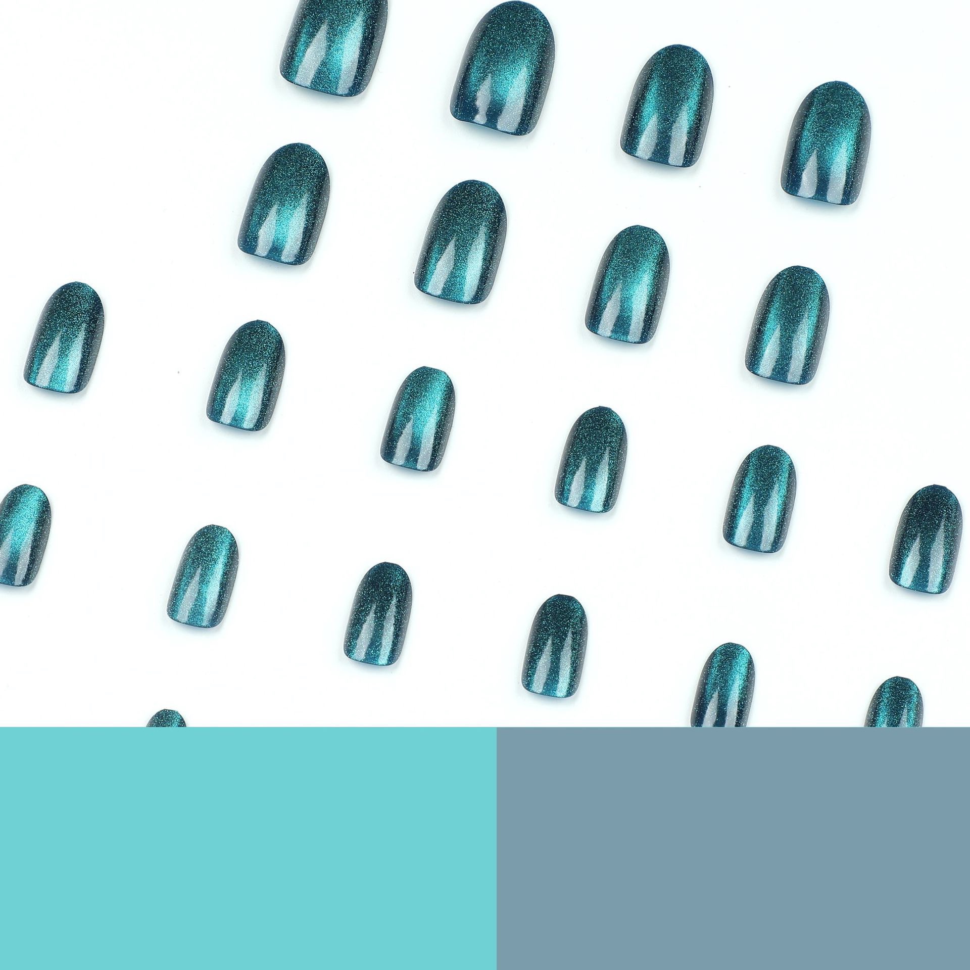 M10 Aurora cat's eye Medium Nail