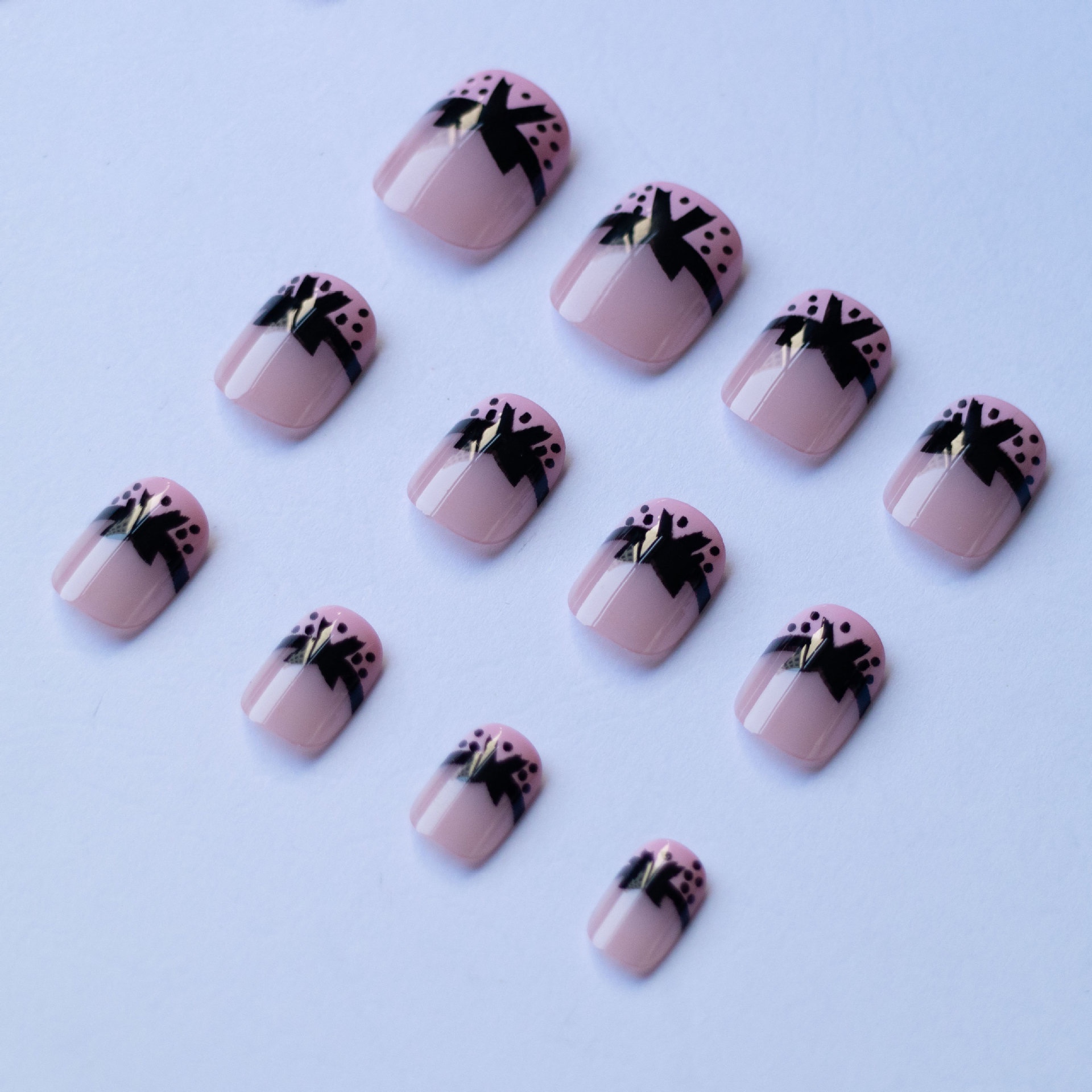 Cutest Pink Bow Short Nail