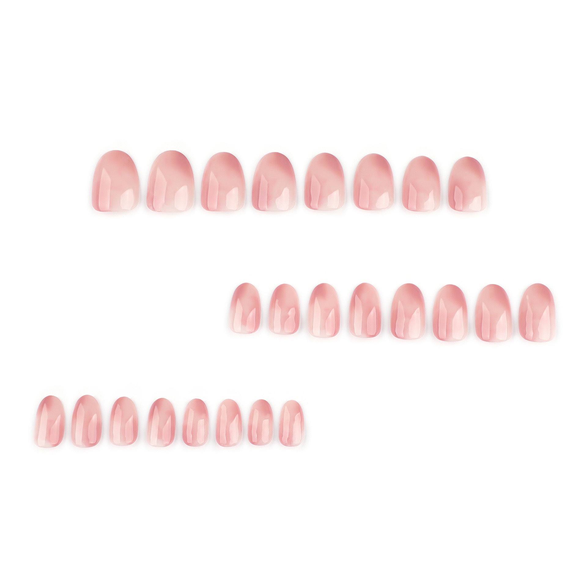 Fadeness Pink Medium Nails