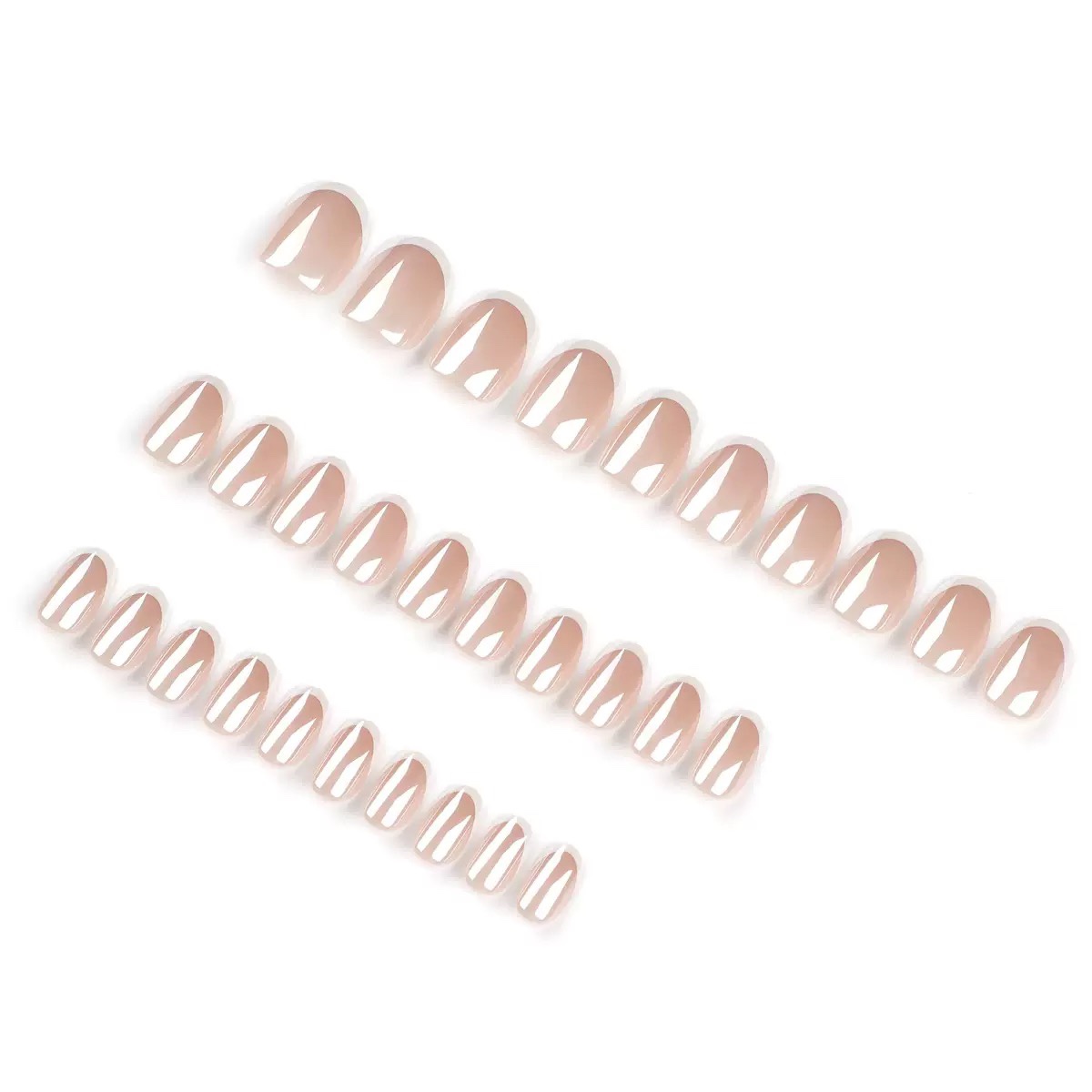 Aurora French tips Short Nails