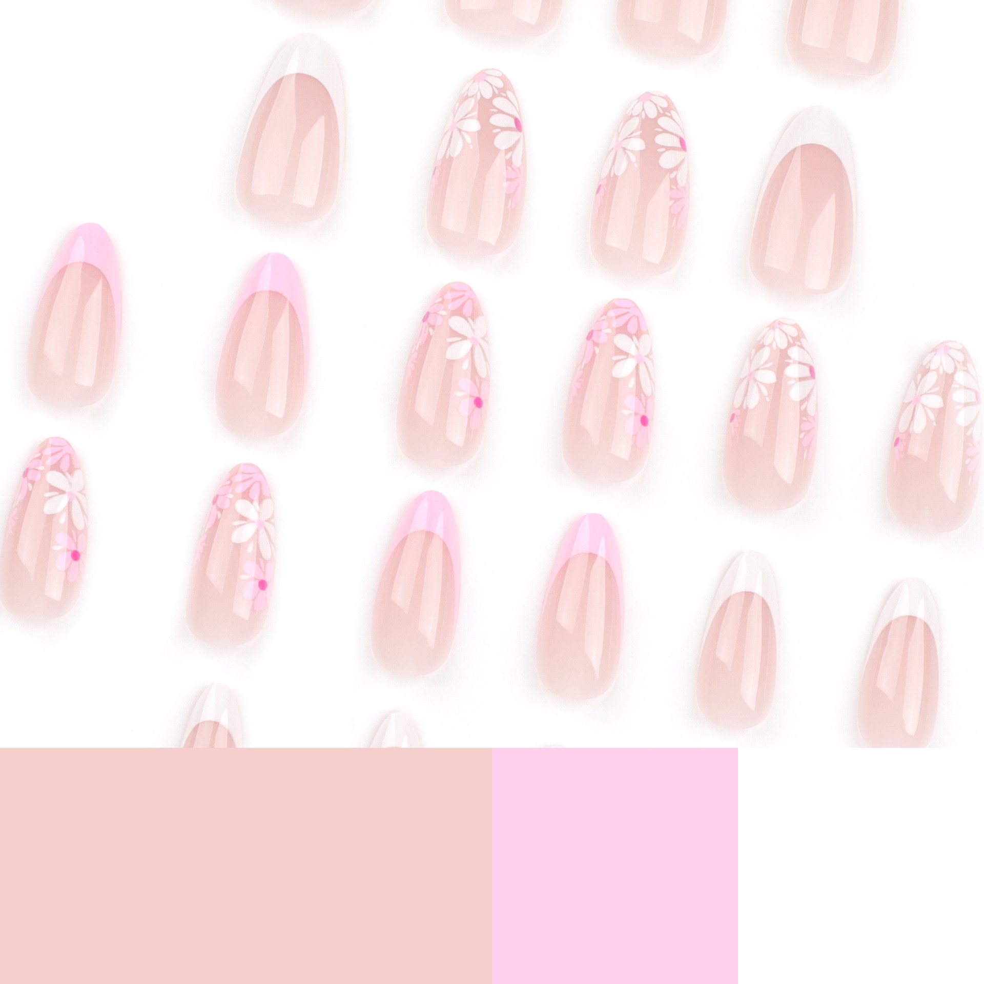 Pink Petal Medium Nails