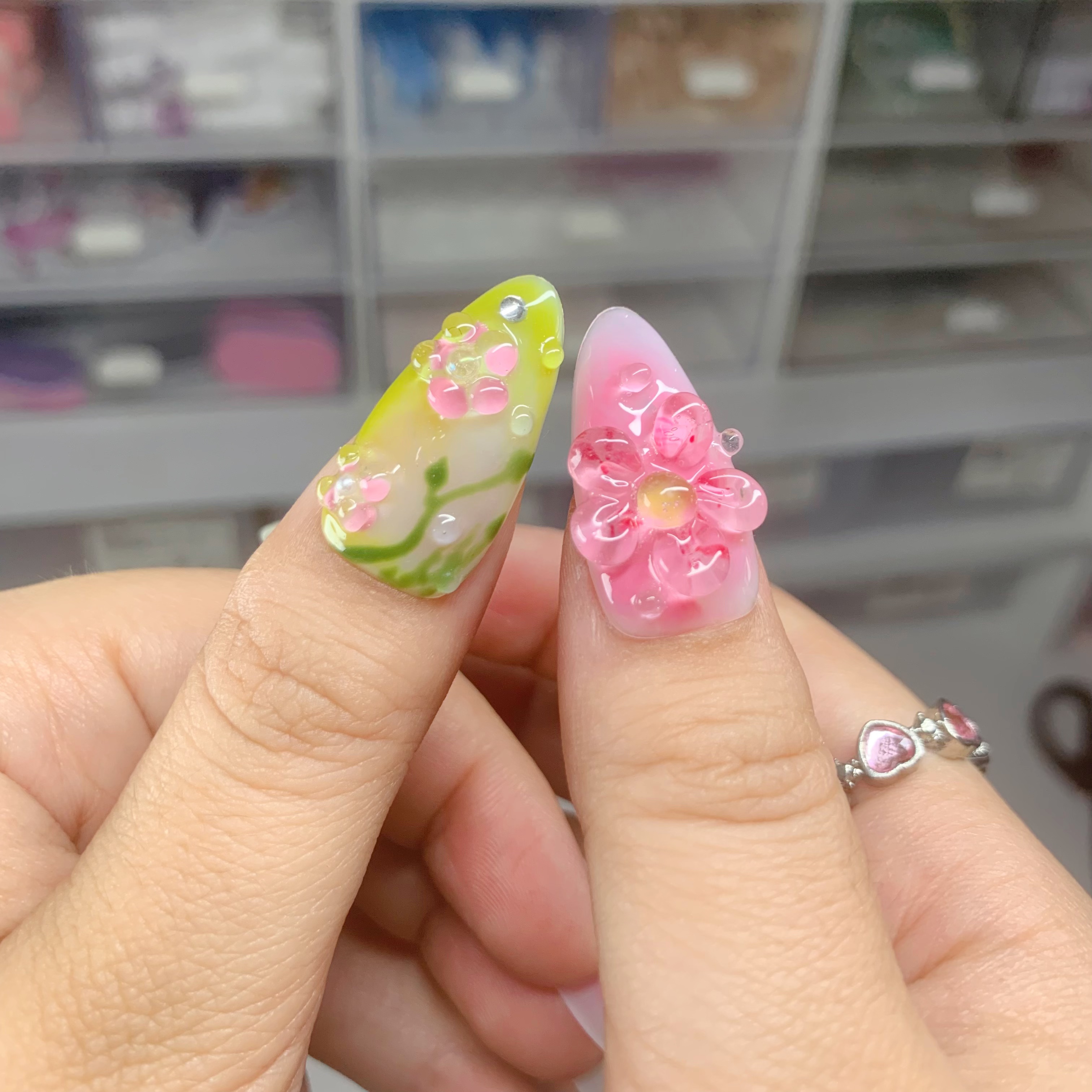 Beach in Hawaii Handmade Nails