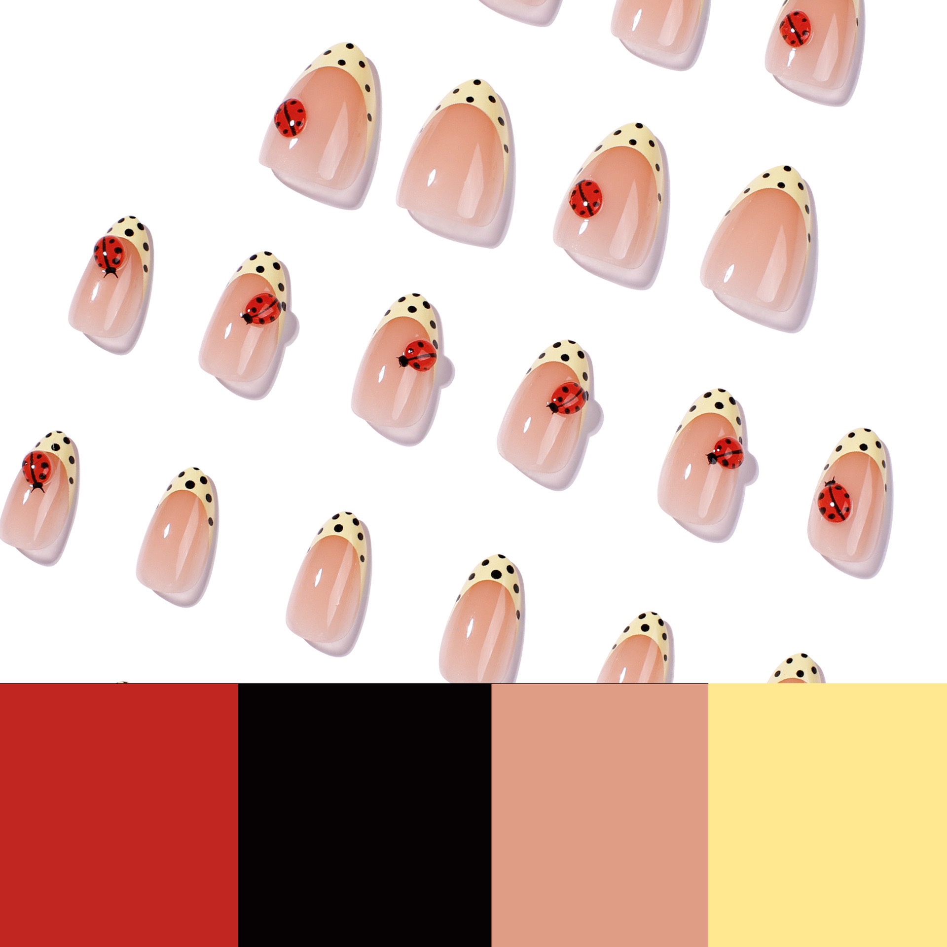 Ladybird Medium Nails