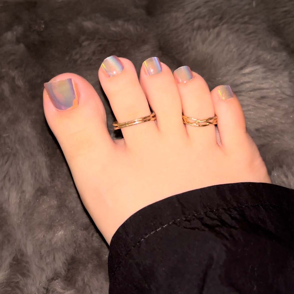 Electroplate Toe Nails