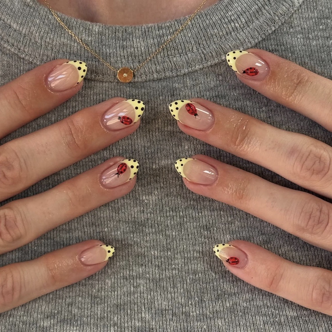 Ladybird Medium Nails