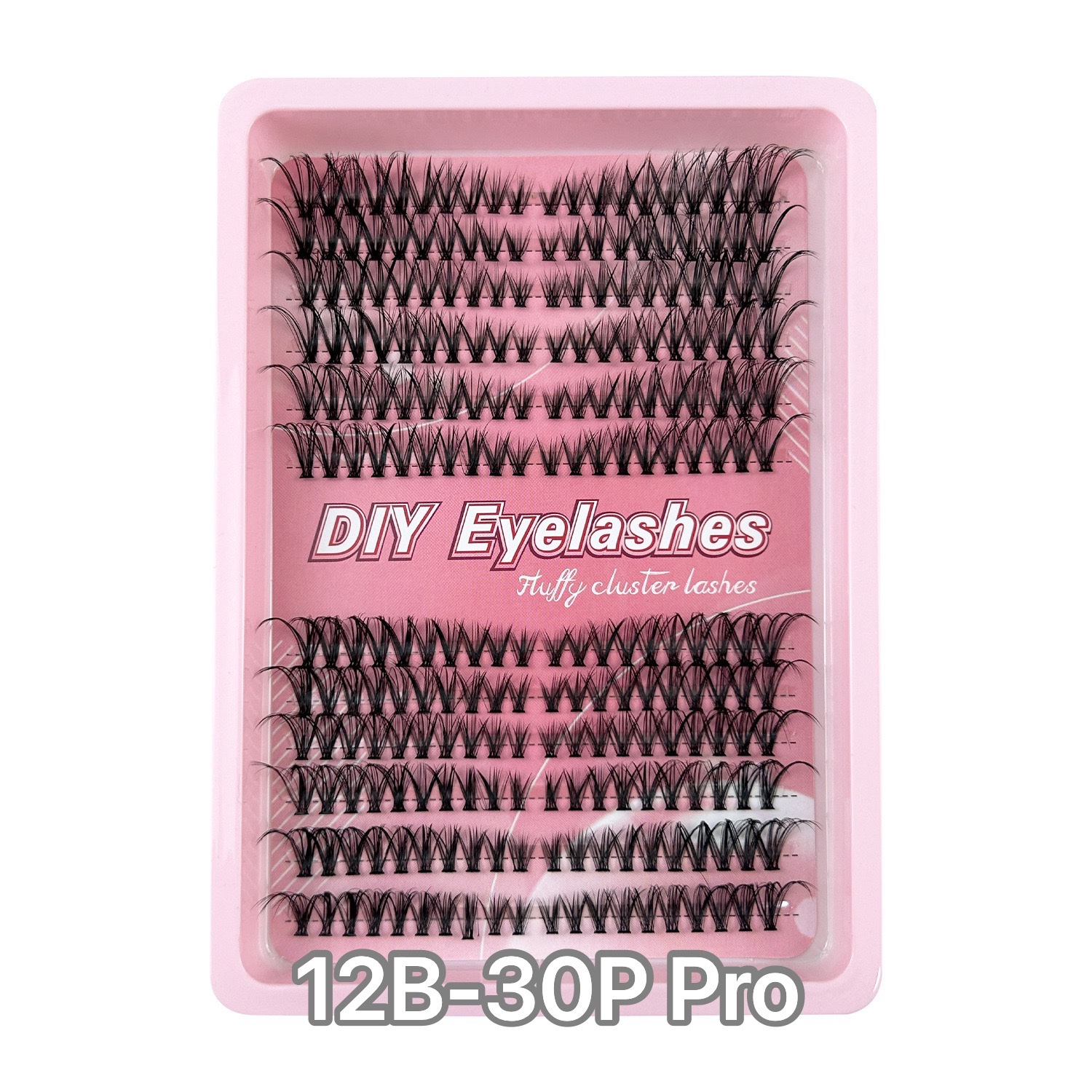 DIY false eyelash single cluster 80P thick and curly hot melt loose hair