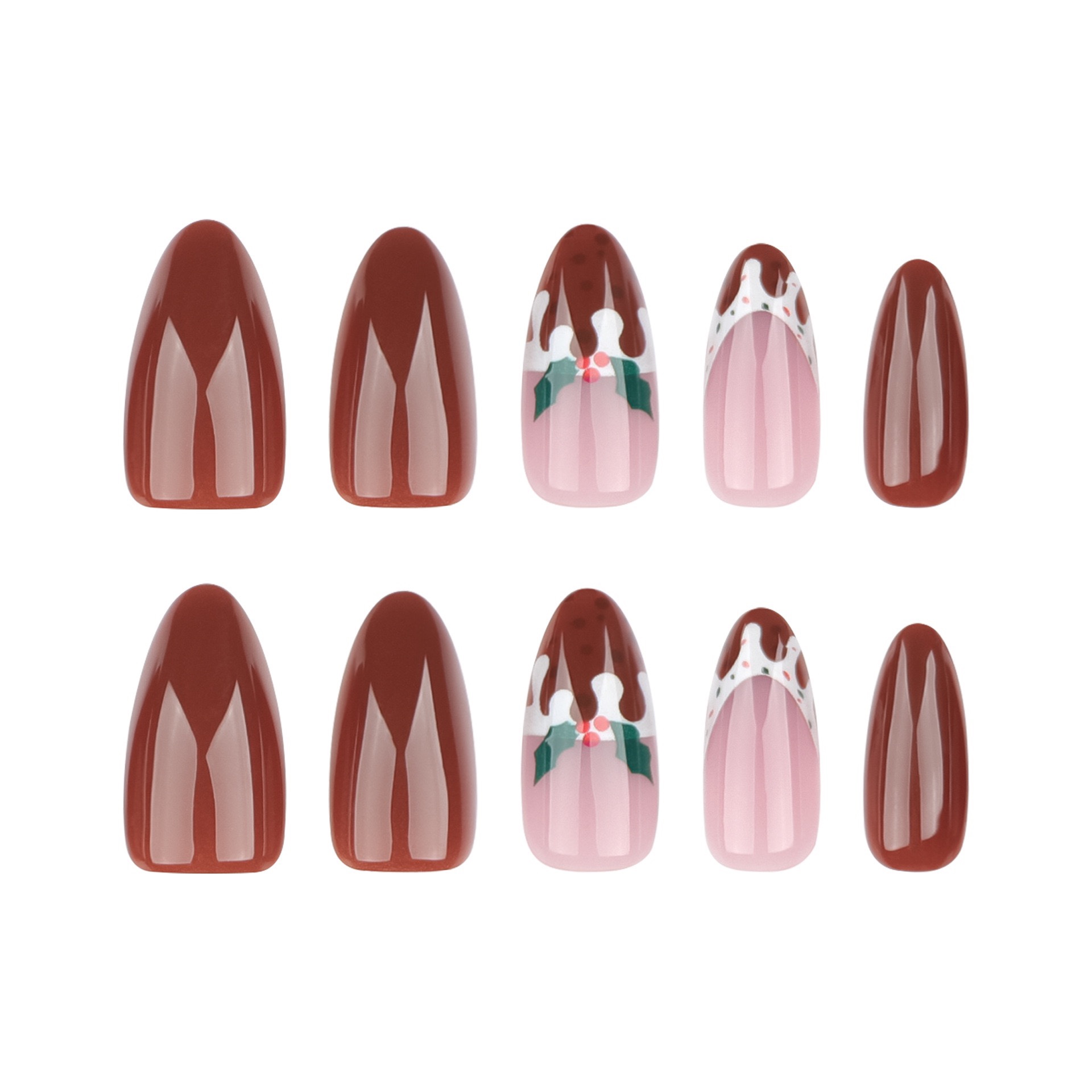 Christmas Reindeer Medium Nails