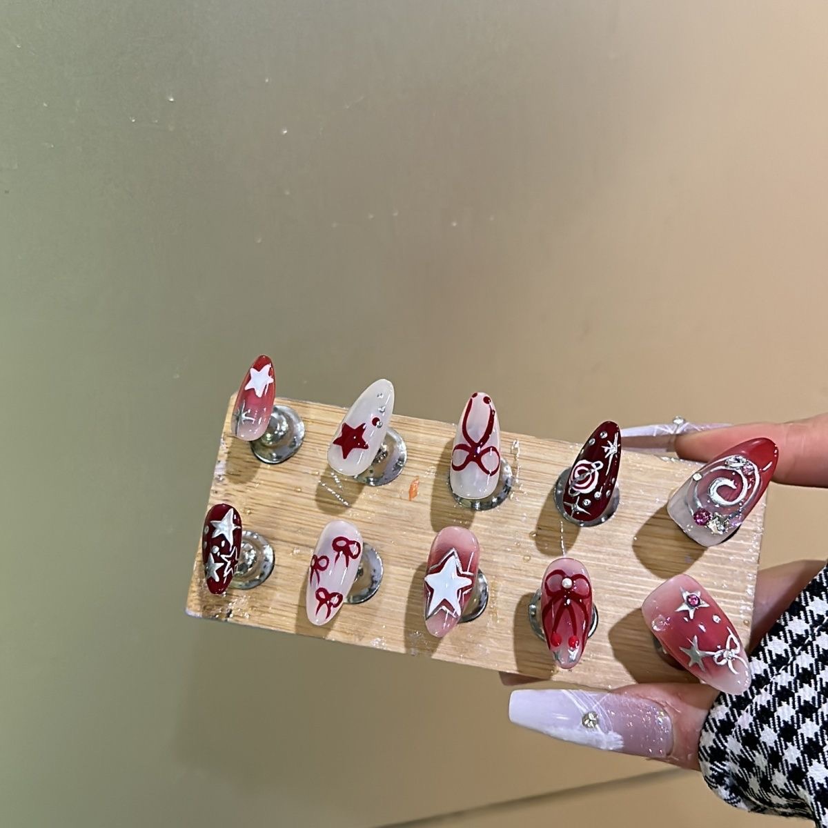 Valentine's Day Handmade Nails