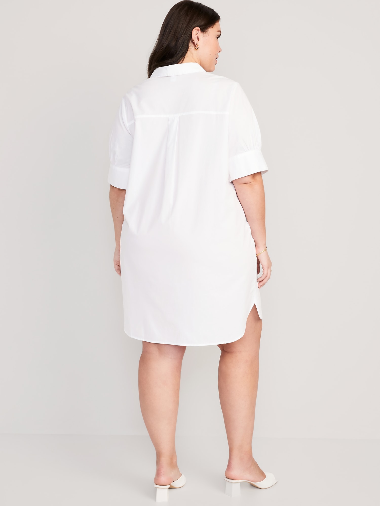 SHORT-SLEEVE SHIRT DRESS (40% OFF TODAY)