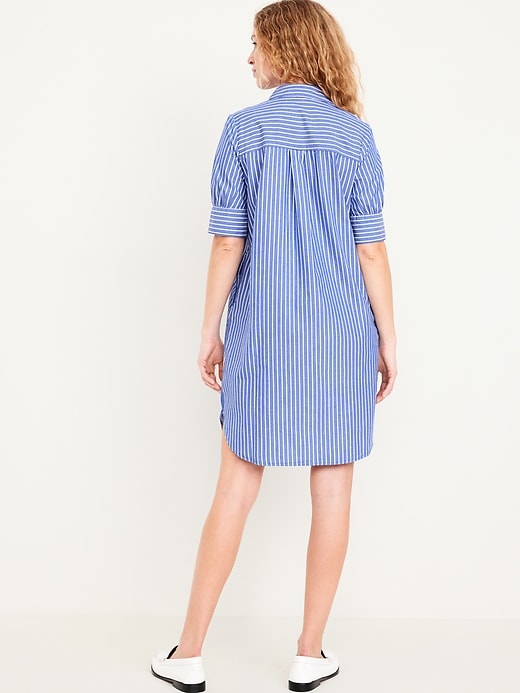 SHORT-SLEEVE SHIRT DRESS (40% OFF TODAY)