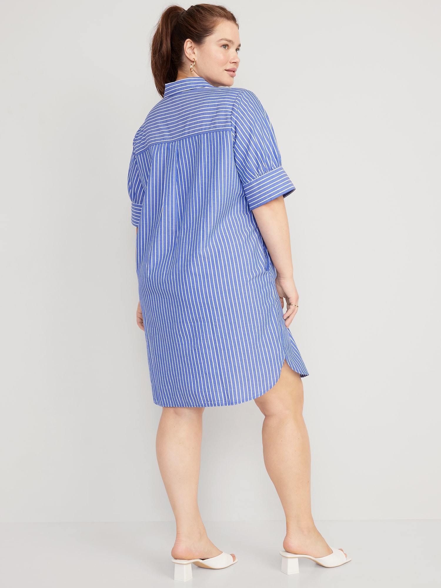 SHORT-SLEEVE SHIRT DRESS (40% OFF TODAY)