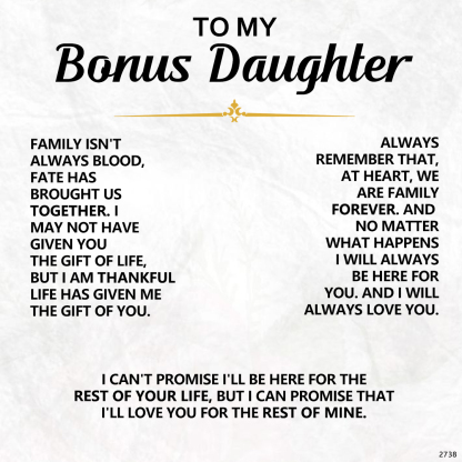 For Bonus Daughter - I'll Always Love You Love Knot Necklace