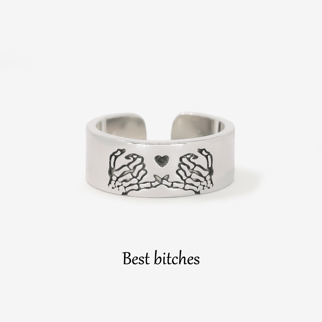 For Friend - I Hope We're Friends Until We Die Ring