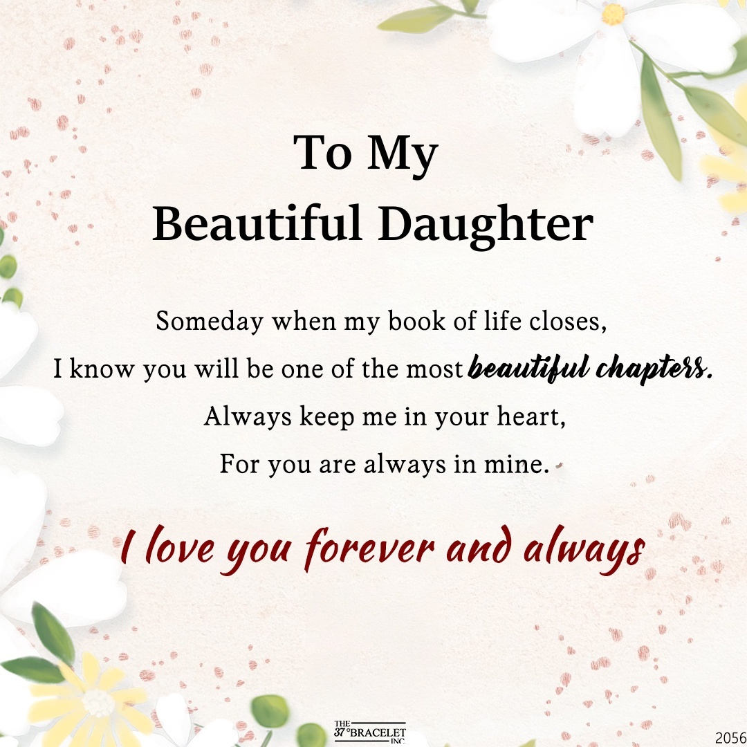 For Daughter - You Will Be One Of The Most Beautiful Chapters Infinity Heart Bracelet