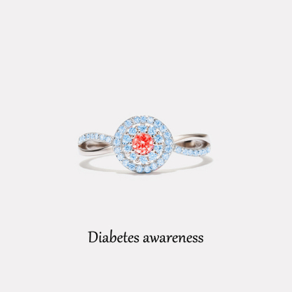 Fight Diabetes Together Circle Ring