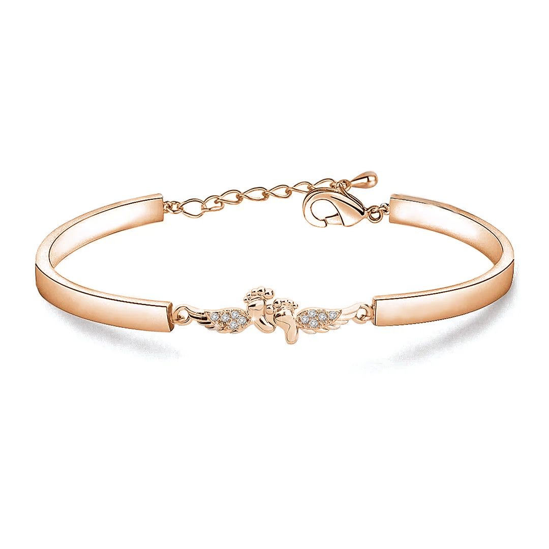 FOR MEMORIAL - MAMA OF AN ANGEL WING BRACELET