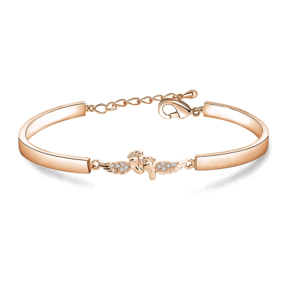 FOR MEMORIAL - MAMA OF AN ANGEL WING BRACELET