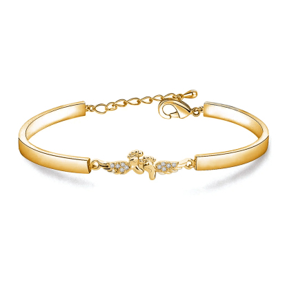 FOR MEMORIAL - MAMA OF AN ANGEL WING BRACELET