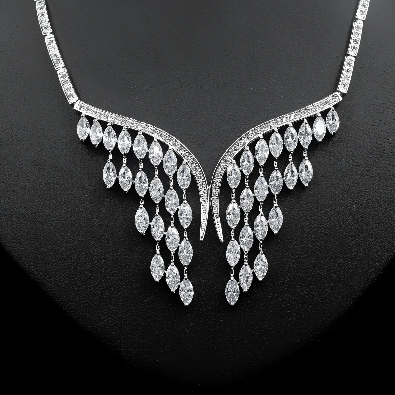 S925 Angel Wings Diamond Jewelry