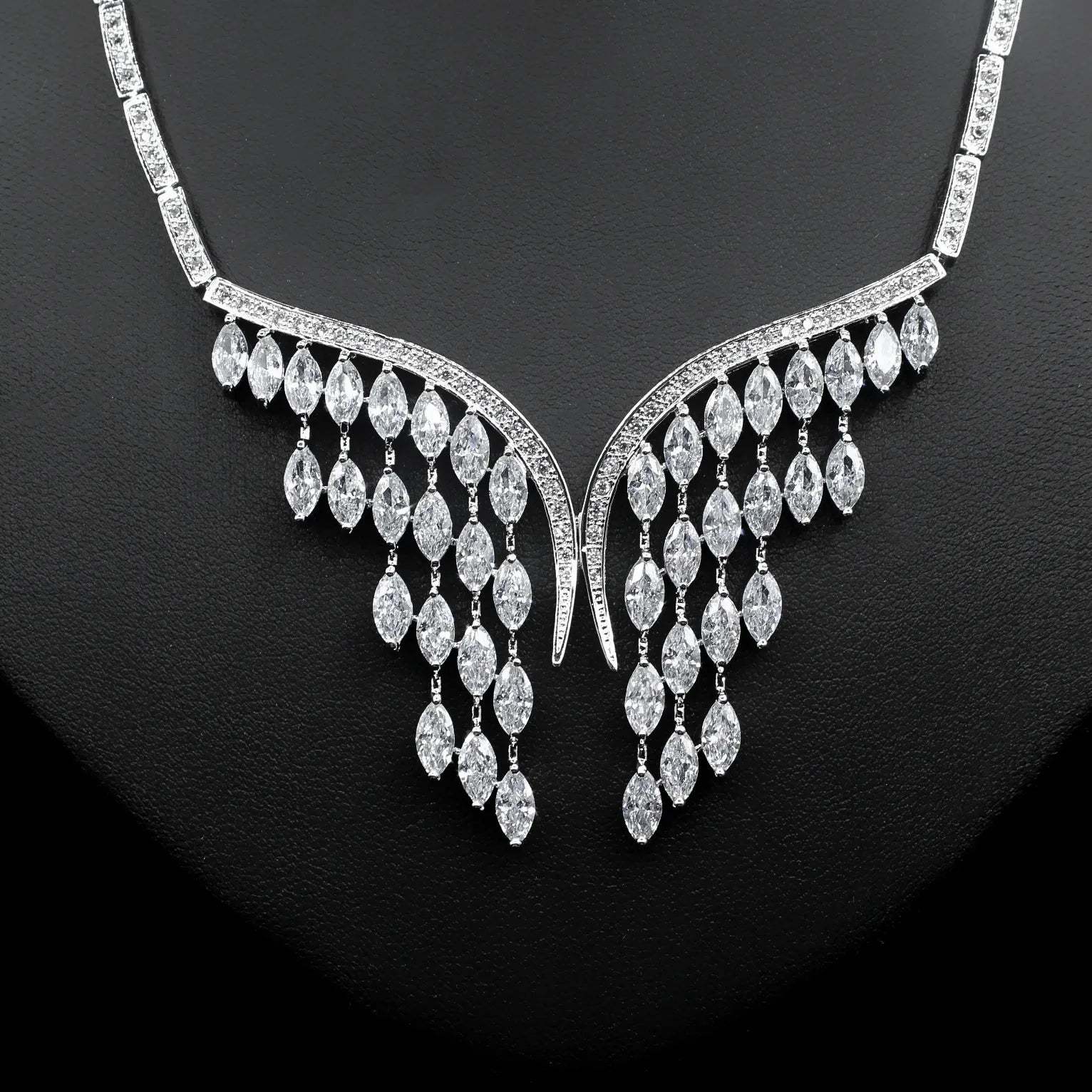 S925 Angel Wings Diamond Jewelry