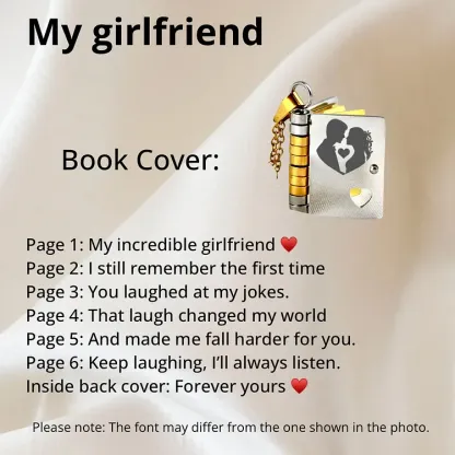 For Love - My Incredible Girlfriend Book Necklace