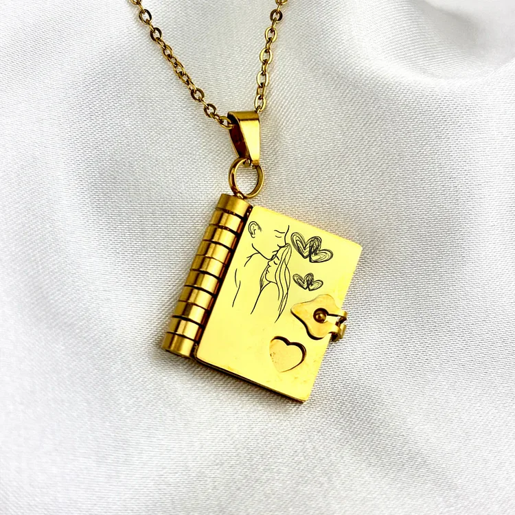 For Love - My Special Girl Book Necklace